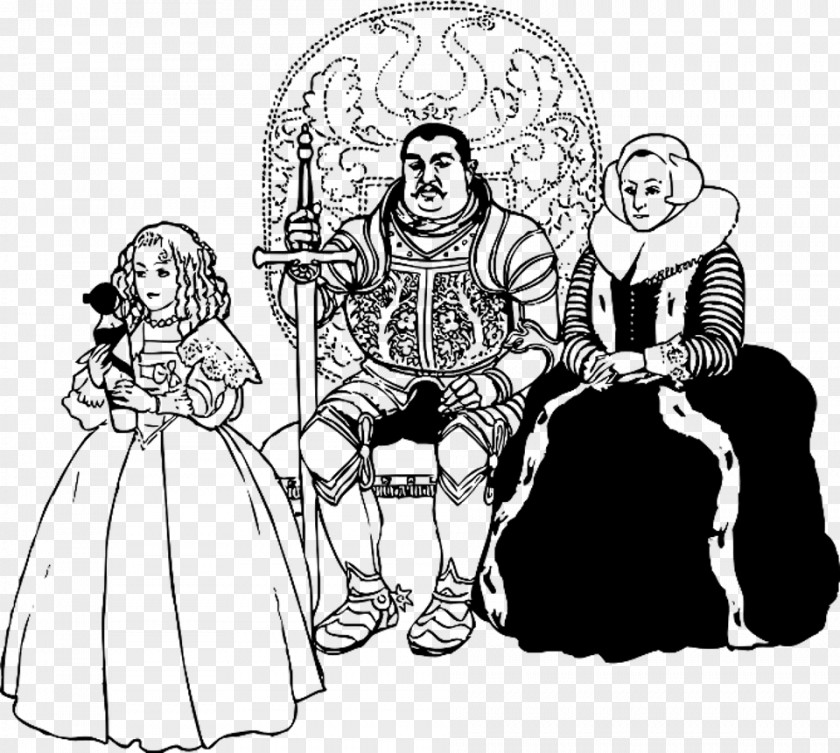 Middle Ages King Queen Regnant Clip Art PNG