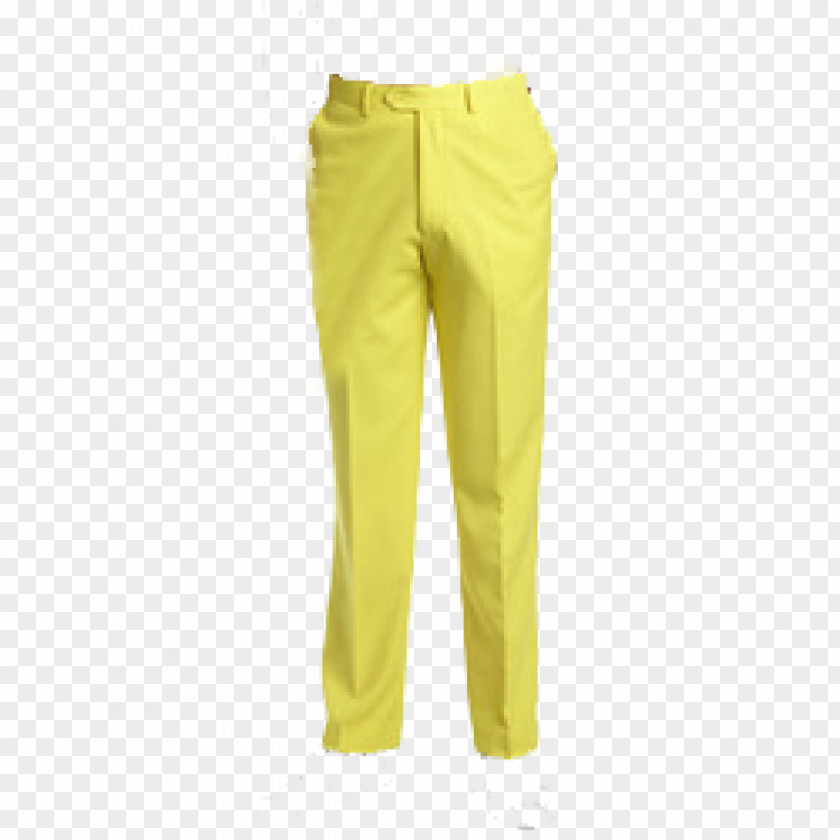 Pant Pants Tracksuit Yellow Casual Dress PNG
