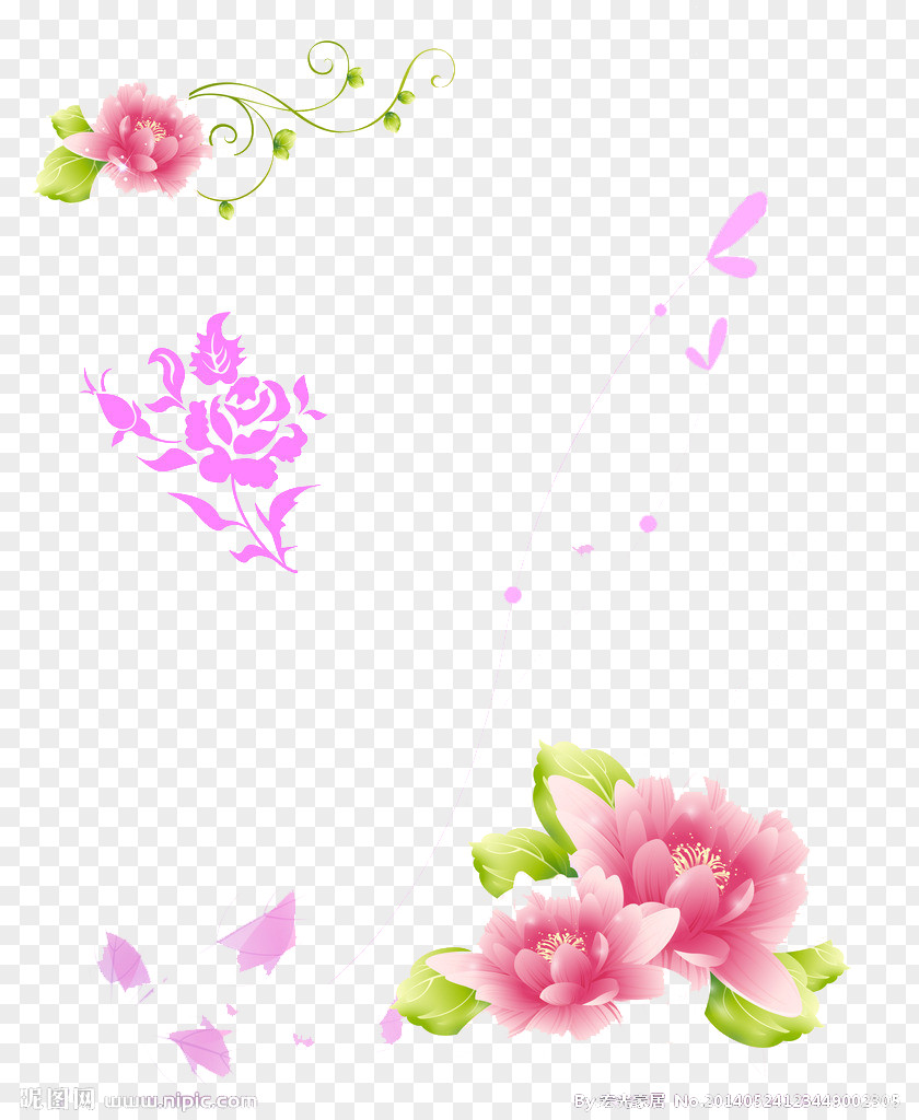 Peony Red Moutan Pastel PNG