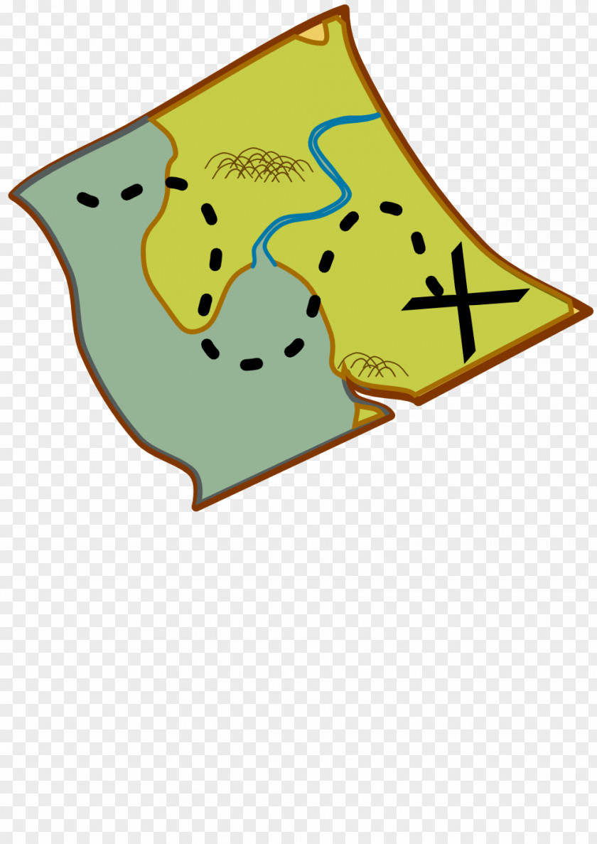 Treasure Map Road Clip Art PNG