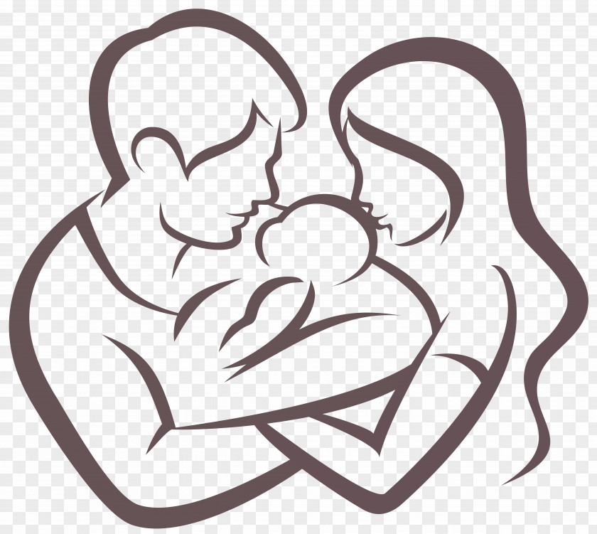 Vector Characters Family Infant Father Child PNG