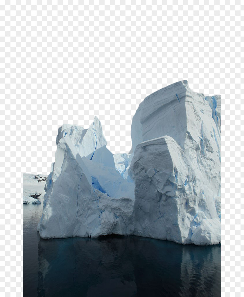 White Iceberg Corner Glacier Download Icon PNG