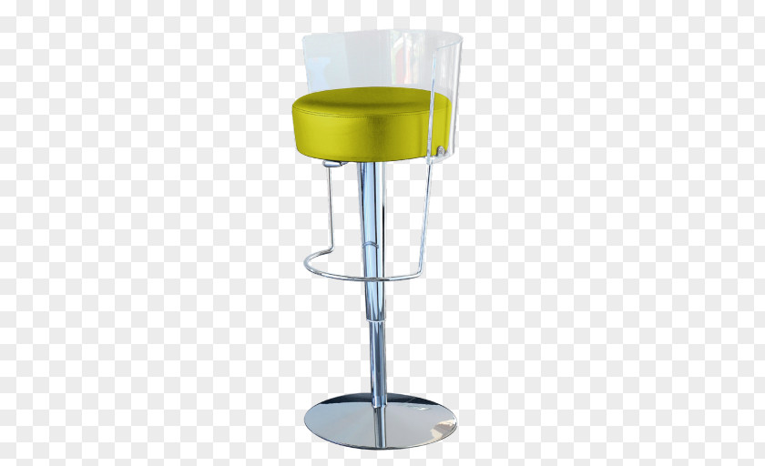 Citron Vert Bar Stool Glass PNG
