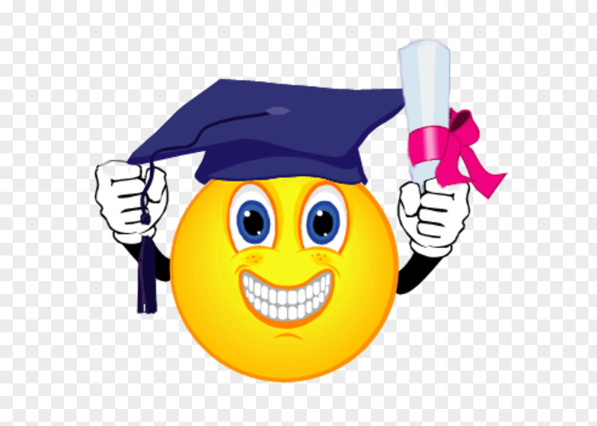 Smiley Emoticon Graduation Ceremony Clip Art PNG