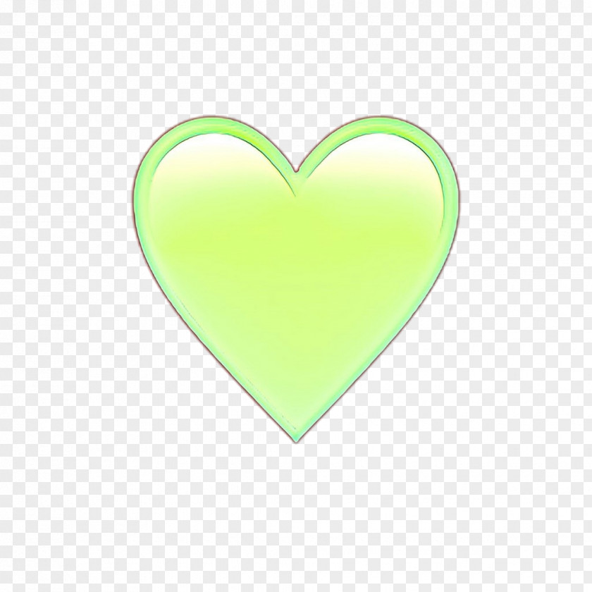 Symbol Yellow Heart PNG