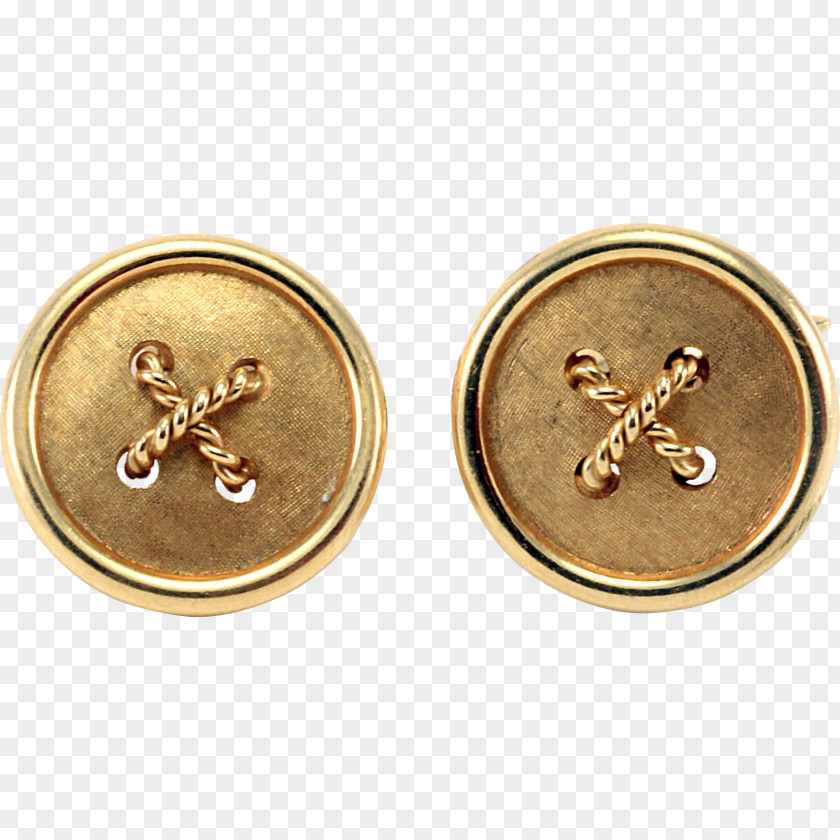 Buttons Cufflink Earring Jewellery Silver Gold PNG