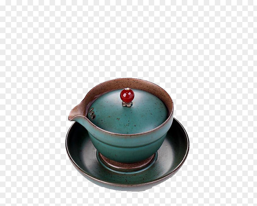 Covered Tea Cup White Coffee Gaiwan Ceramic PNG