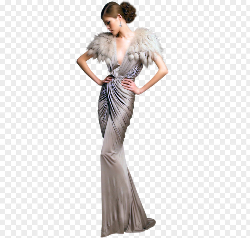 Dress Evening Gown Cocktail Woman PNG