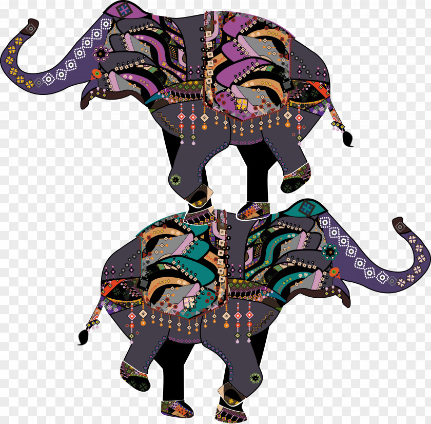 Elephants Eponj Home 3D Nevresim Seti Pamuk Çift Kişilik Filler Beyaz 100 % Cotton Double Queen Printed Duvet Comforter Quilt Cover Set Bedding Pillowcase 3 Pcs PNG