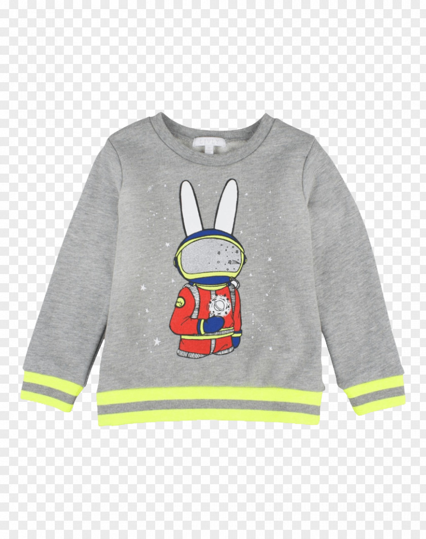 Gray Rabbit Long-sleeved T-shirt Sweater Hood PNG