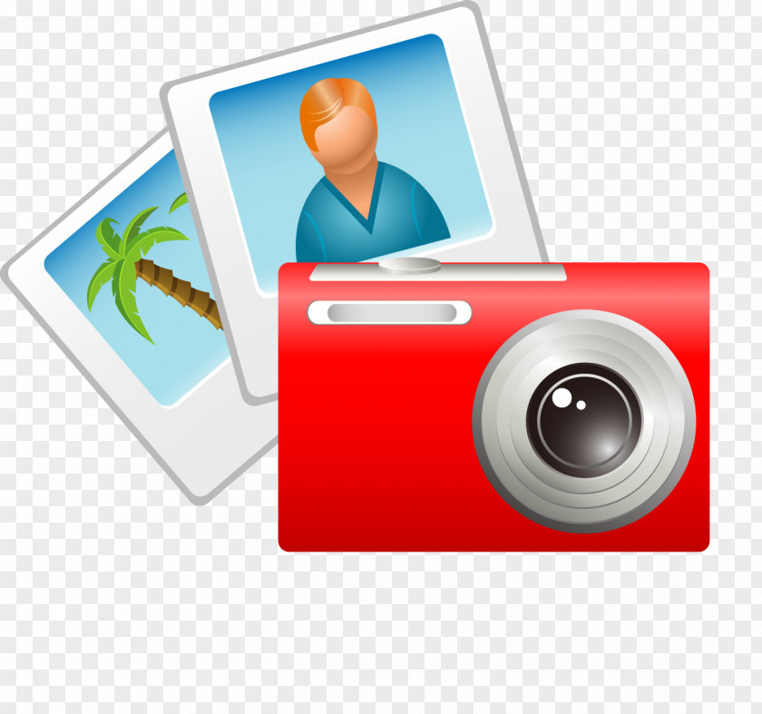 Red Cartoon Camera PNG