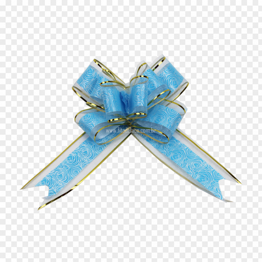 Ribbon Blue Turquoise Organza Green PNG