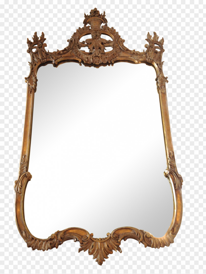 Baroque Mirror Gilding Image Style PNG