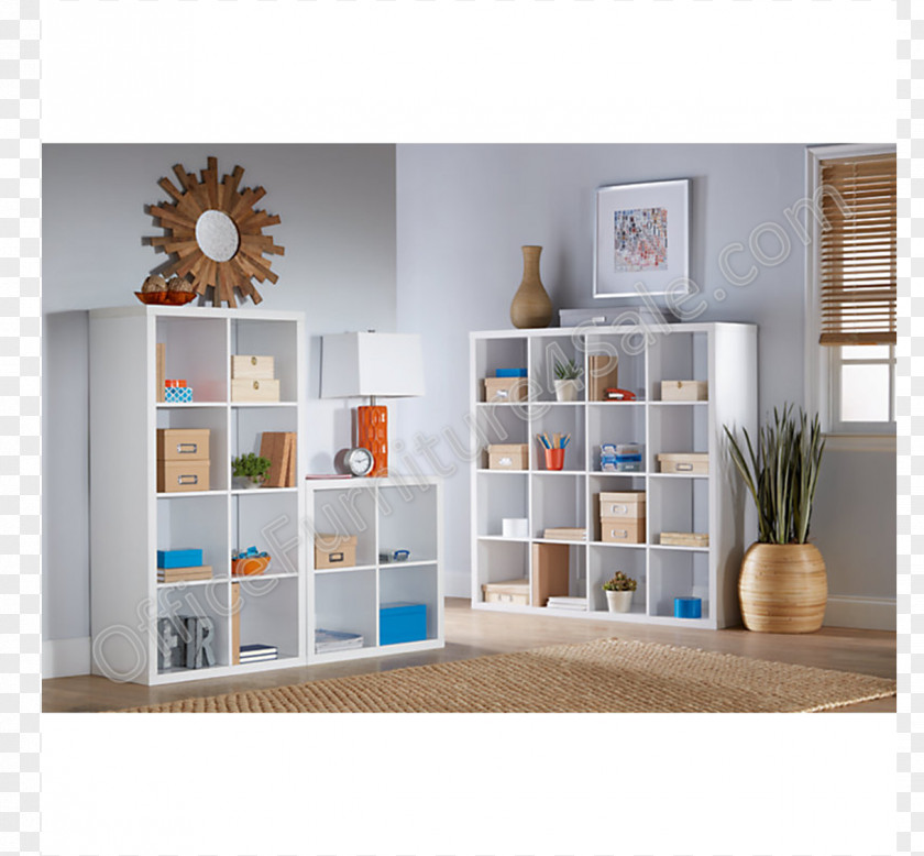 Bookcase Shelf 8-cube Furniture PNG