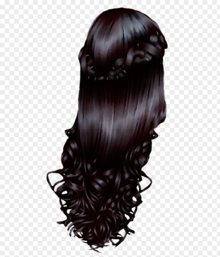 Hair Hairstyle Brown Skin Long PNG