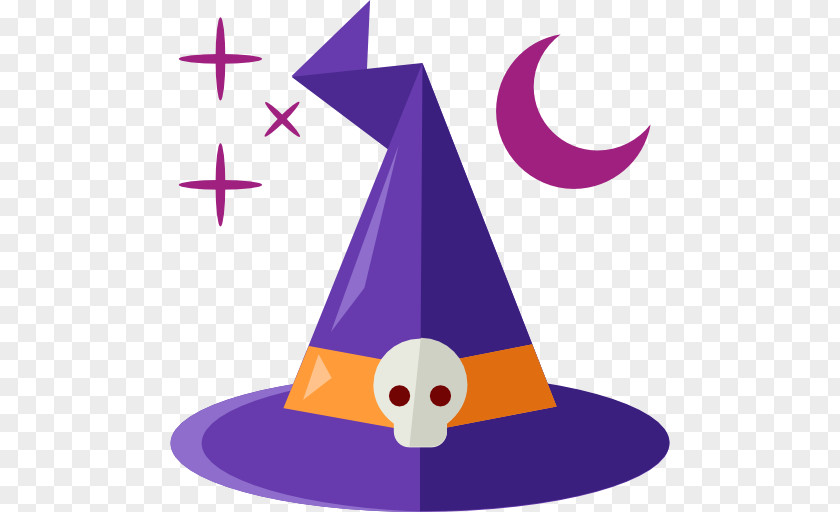 Magic Hat Halloween Icon PNG