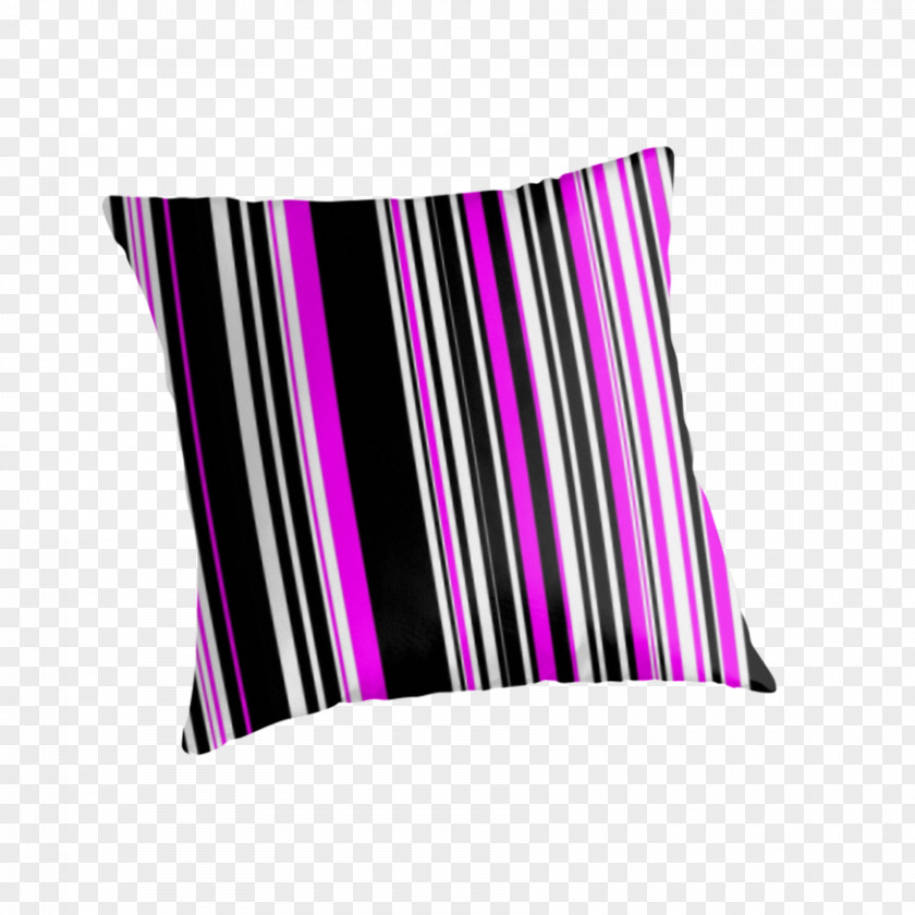 Pink Strip Throw Pillows Cushion Line M PNG
