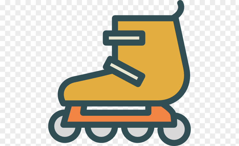 Roller Skates Skateboarding Icon PNG