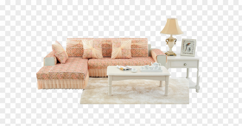 Sofa Table Bed Couch Living Room PNG