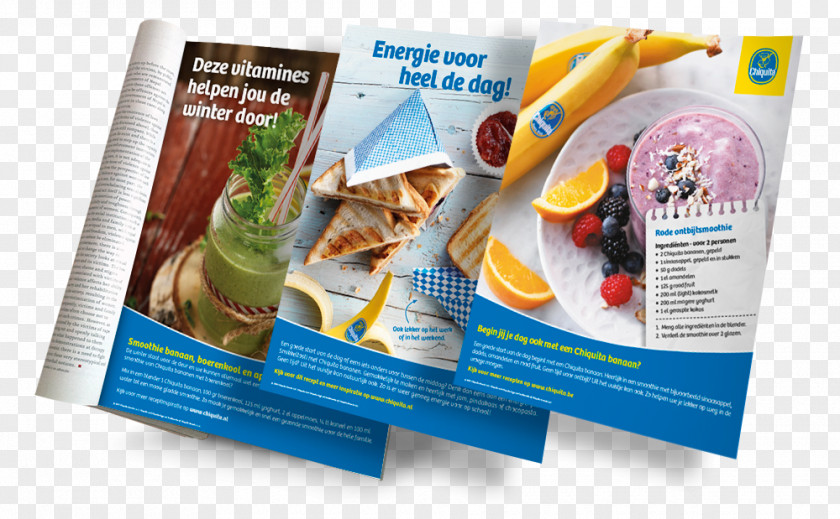 Agency Flyers Chiquita Brands International Classified Advertising Brochure Convenience Food PNG