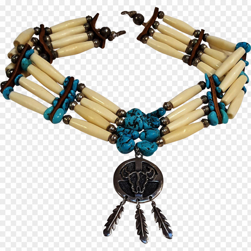 Beads Turquoise Choker Necklace Native American Jewelry Americans In The United States PNG
