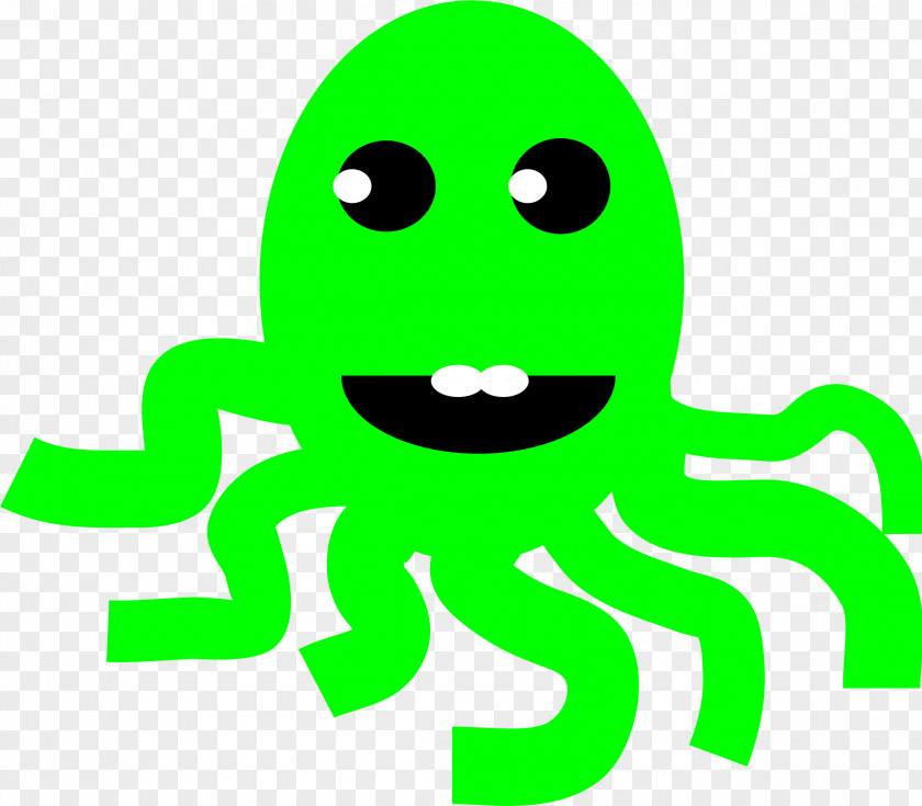 Green Tick Monster Clip Art PNG