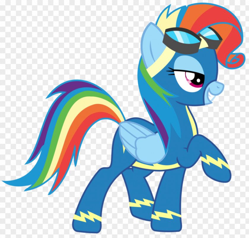 Rainbow Pony Clip Art Illustration Vector Graphics Digital PNG