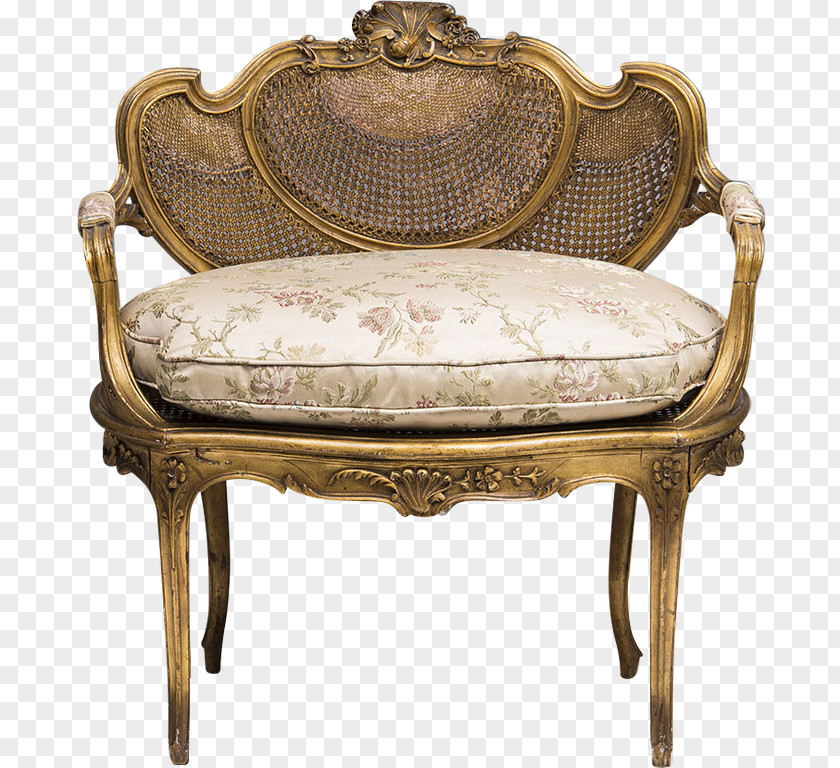Table Furniture Loveseat Antique Chair PNG