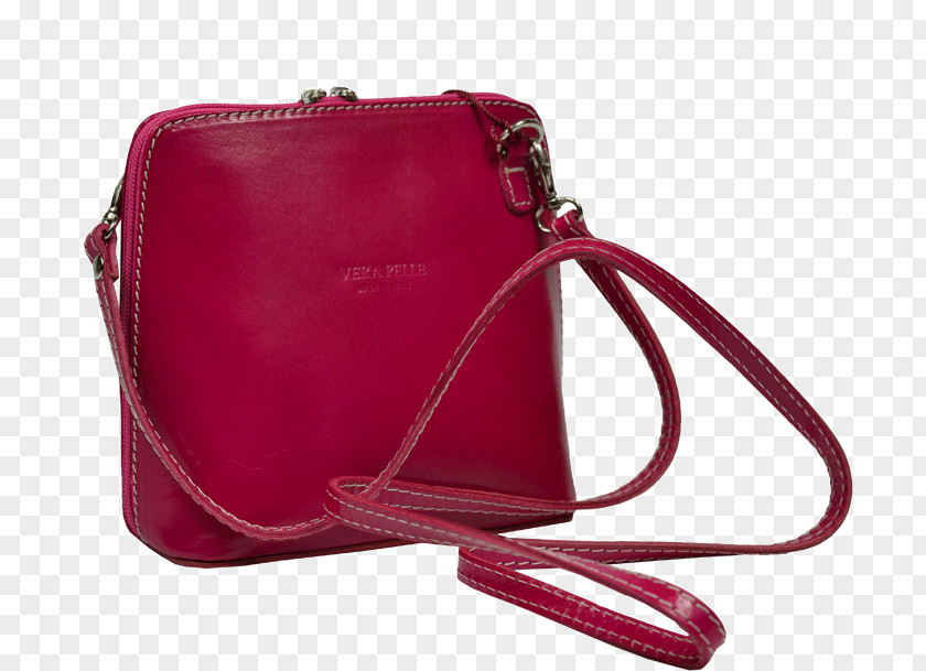 Zipper Handbag Leather Strap Shoulder Coin Purse PNG