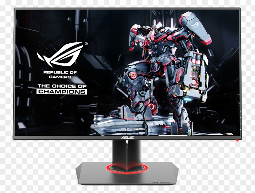 ASUS ROG Swift PG-8Q Nvidia G-Sync Computer Monitors Republic Of Gamers PNG