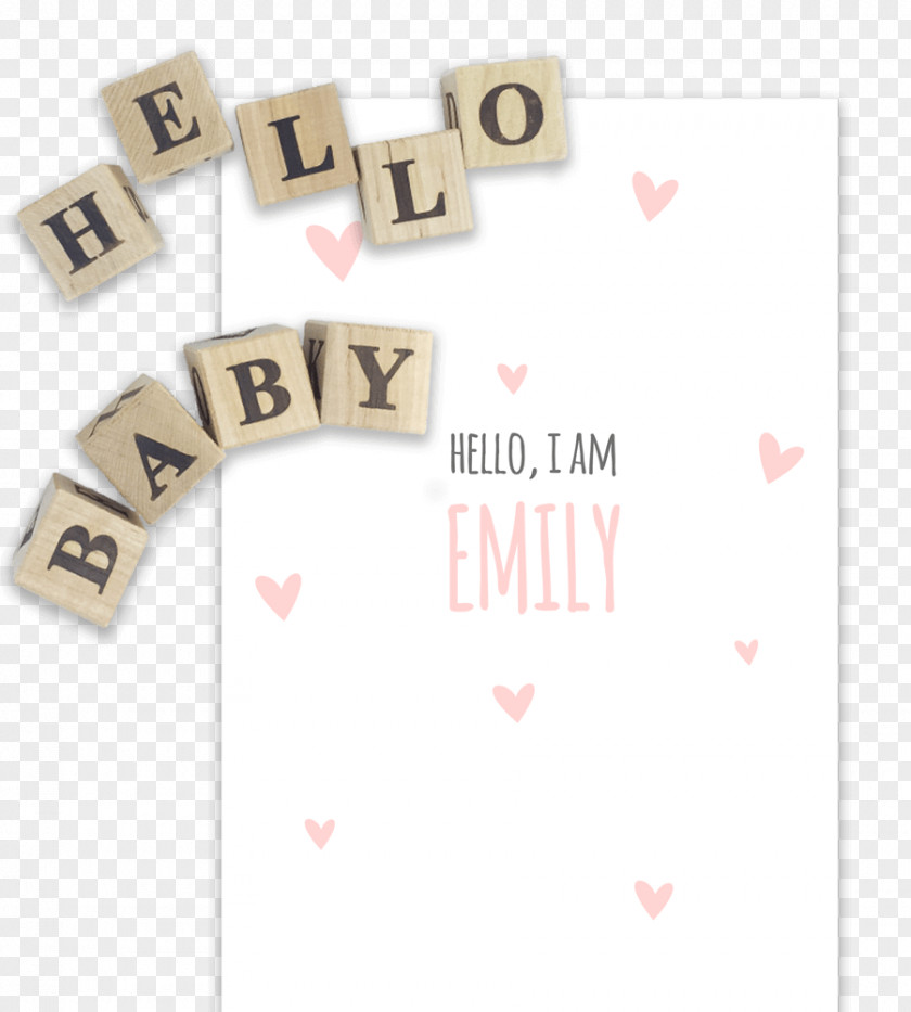 Birth Announcement Brand Font PNG