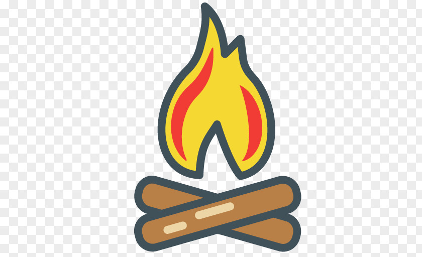 Campfire Logo Camping Hiking Clip Art PNG