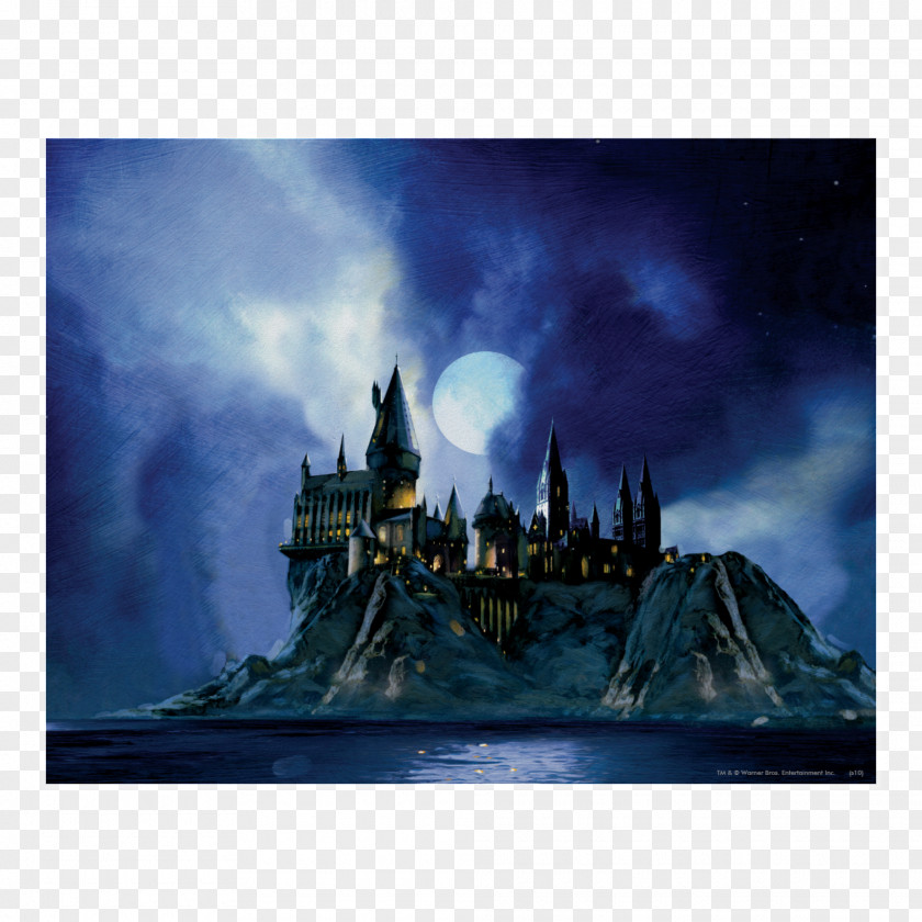 Harry Potter Hogwarts Painting Mural Poster PNG