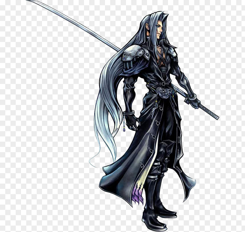 Kingdom Hearts Dissidia Final Fantasy NT VII 012 Sephiroth PNG