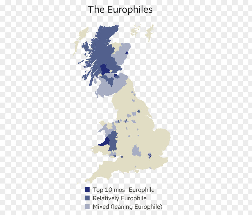 Map Brexit Results Of The United Kingdom European Union Membership Referendum, 2016 Wales PNG