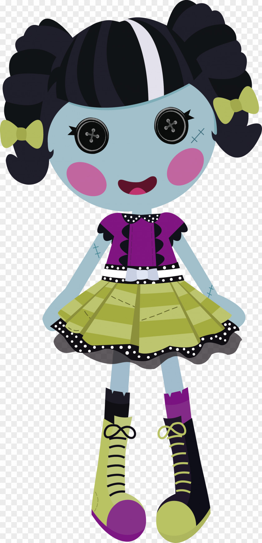 Stitched Vector Lalaloopsy Stitch Sewing Doll PNG