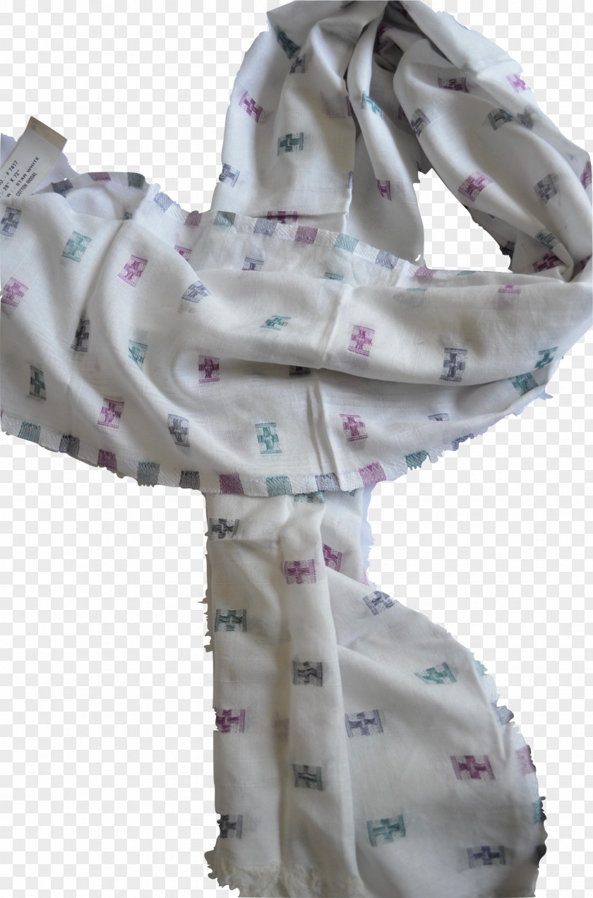 Green Scarf Cotton Neck Star PNG
