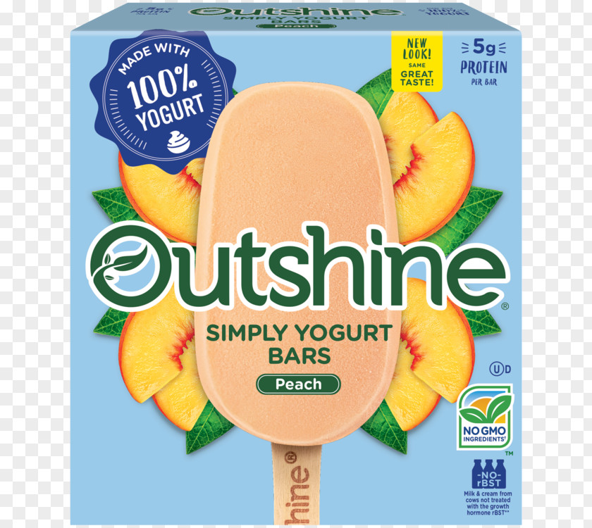 Peach Yogurt Frozen Ice Cream Milk Strawberry PNG