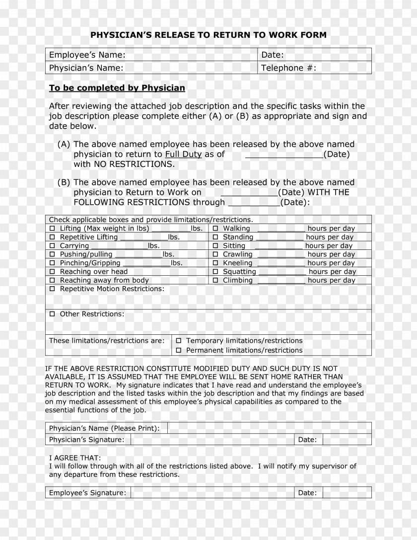 Permit To Work Template Physician Medical Certificate Medicine Hospital PNG