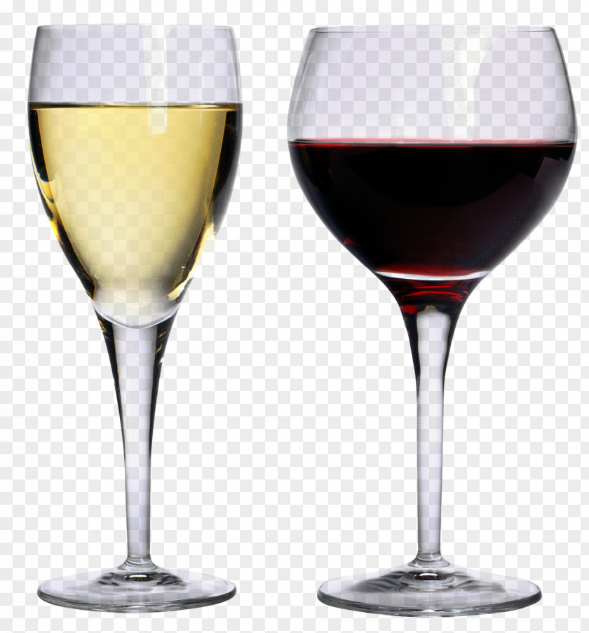 Wine Glass Cocktail White Red PNG