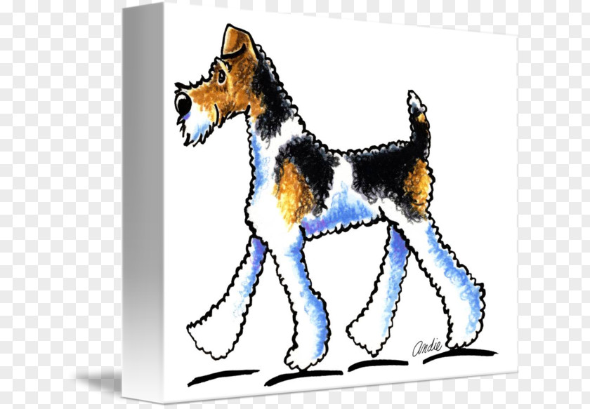 Fox Terrier Dog Breed Wire Hair Greeting & Note Cards PNG