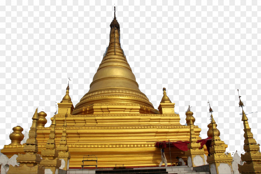 Pyramid-like Pagoda Wat Stupa PNG