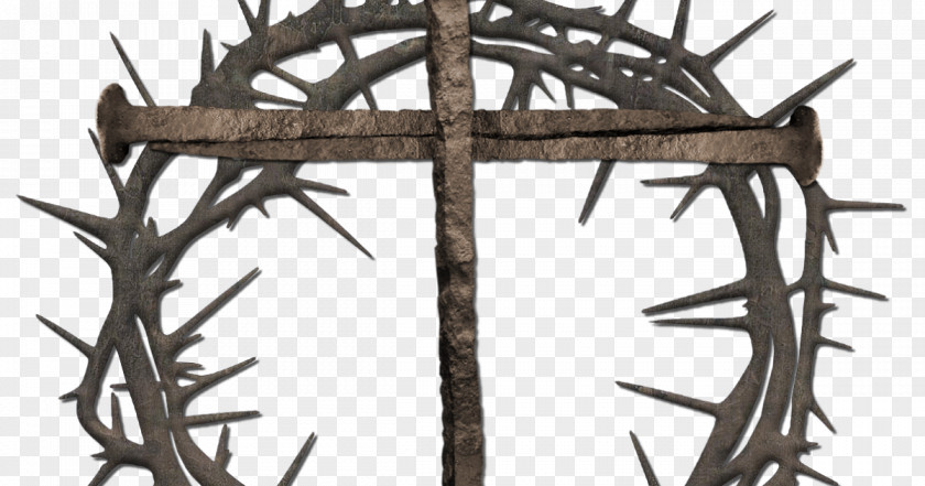 Thorns Crown Of Christian Cross Symbolism Clip Art PNG