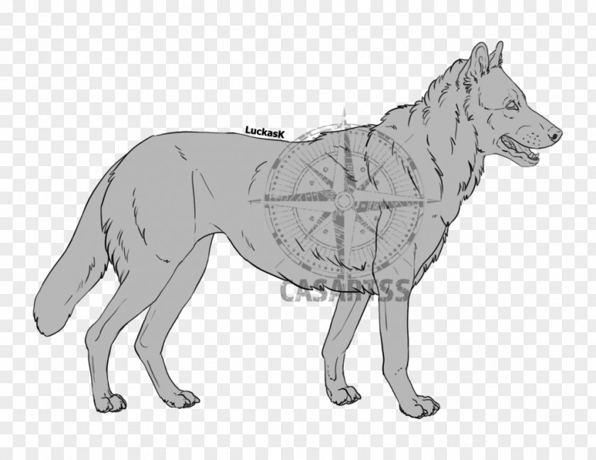 Wolf Line Art Drawing DeviantArt Digital PNG