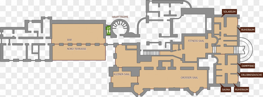 Ground Floor Plan Schloss Hotel Wolfsbrunnen Storey PNG