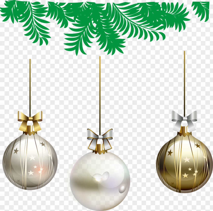 Pearls Christmas Ornament Decoration Holiday PNG