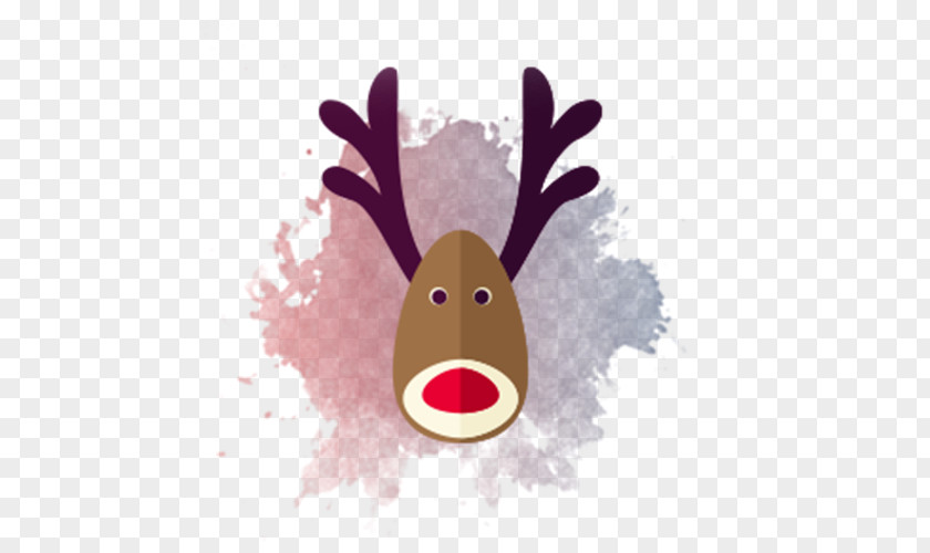 Reindeer Antler Christmas PNG