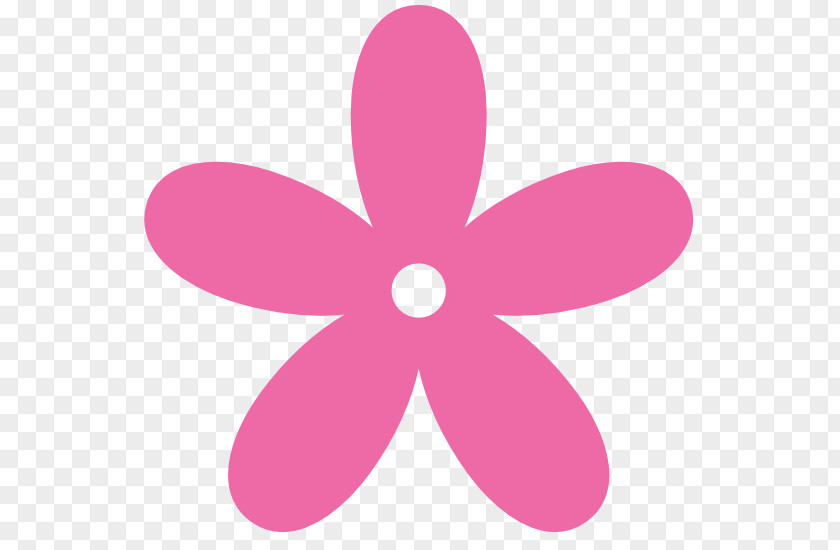Retro Flower Clipart Blue-green Pink Flowers Clip Art PNG