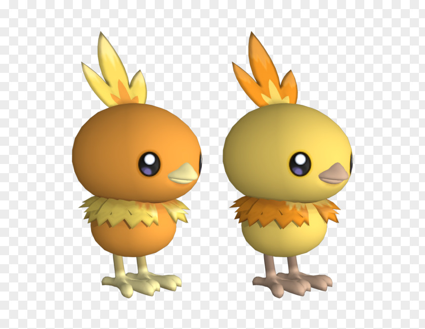 Sprite Torchic Video Games Image 3D Modeling PNG