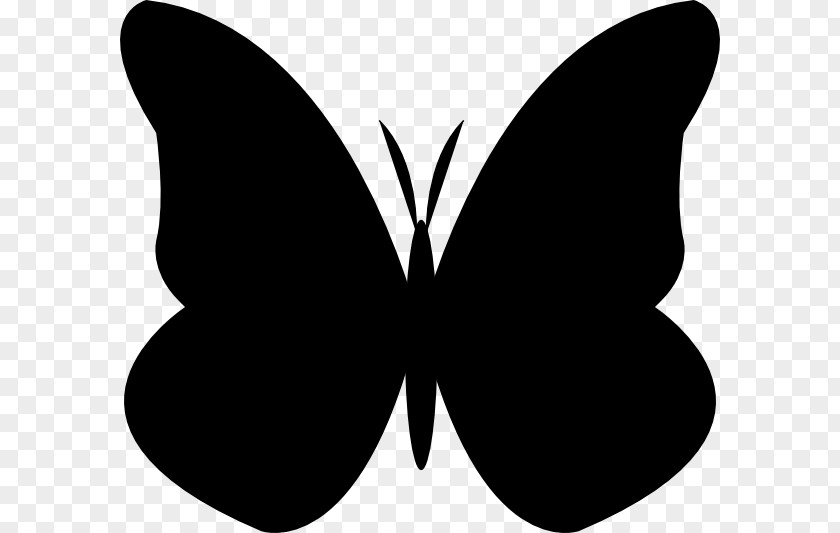 Brush-footed Butterflies Butterfly Clip Art Silhouette Paper PNG